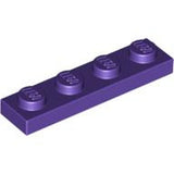 LEGO 3710 Plate 1 x 4 in Dark Purple - Authentic LEGO Part