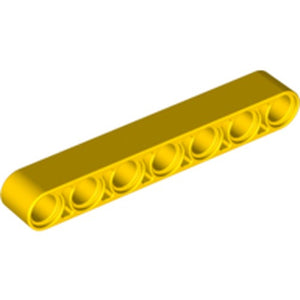 LEGO 32524 Technic, Liftarm Thick 1 x 7 in Yellow - Authentic LEGO Part