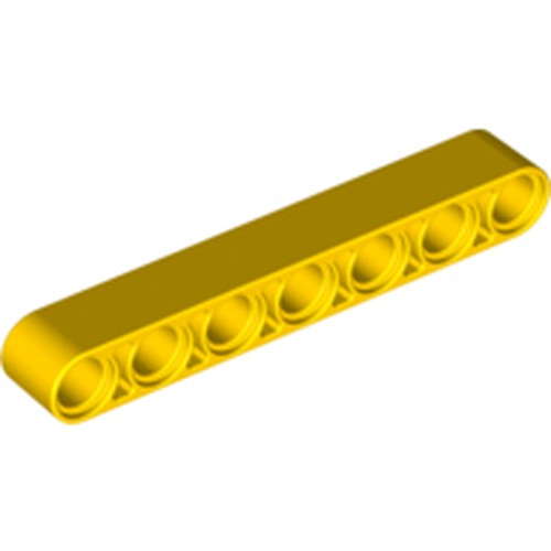 LEGO 32524 Technic, Liftarm Thick 1 x 7 in Yellow - Authentic LEGO Part