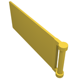 LEGO 30292 Flag 7 x 3 with Bar Handle in Yellow - Authentic LEGO Part