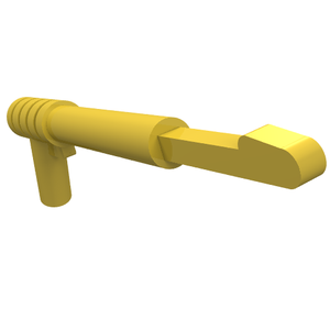 LEGO 30088 Minifigure, Weapon Spear Gun with Rounded Trigger and Thin Spear Base in Yellow - Authentic LEGO Part