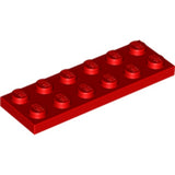 LEGO 3795 Plate 2 x 6 in Red - Authentic LEGO Part