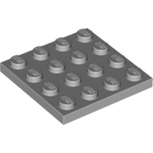 LEGO 3031 Plate 4 x 4 in Light Bluish Gray - Authentic LEGO Part