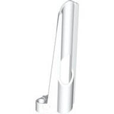 LEGO 32535 Technic, Panel Fairing # 8 Small Long, Large Hole, Side B in White - Authentic LEGO Part