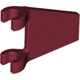 LEGO 44676 Flag 2 x 2 Trapezoid in Dark Red - Authentic LEGO Part