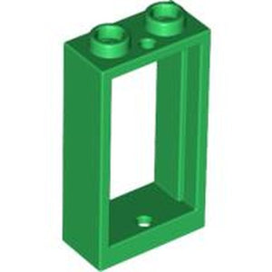 LEGO 60593 Window 1 x 2 x 3 Flat Front in Green - Authentic LEGO Part