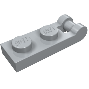 LEGO 60478 Plate, Modified 1 x 2 with Bar Handle on End in Light Bluish Gray - Authentic LEGO Part