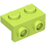 LEGO 99781 Bracket 1 x 2 - 1 x 2 in Lime - Authentic LEGO Part