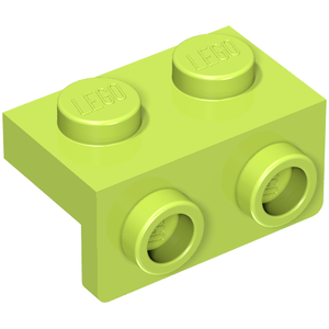 LEGO 99781 Bracket 1 x 2 - 1 x 2 in Lime - Authentic LEGO Part