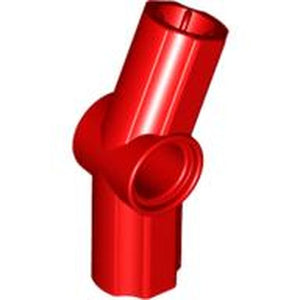 LEGO 32016 Technic, Axle and Pin Connector Angled #3 - 157.5 degrees in Red - Authentic LEGO Part