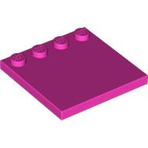 LEGO 6179 Tile, Modified 4 x 4 with Studs on Edge in Dark Pink - Authentic LEGO Part