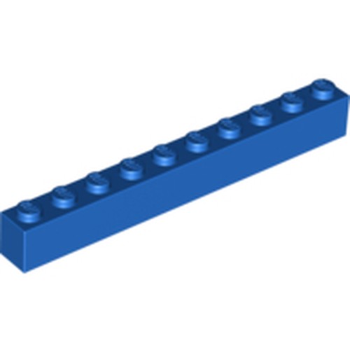 LEGO 6111 Brick 1 x 10 in Blue - Authentic LEGO Part