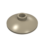 LEGO 4740 Dish 2 x 2 Inverted (Radar) in Dark Tan - Authentic LEGO Part