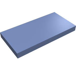 LEGO 87079 Tile 2 x 4 in Sand Blue - Authentic LEGO Part