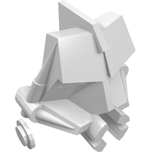 LEGO 32553 Bionicle Head Connector Block 3 x 4 x 1 2/3 in White - Authentic LEGO Part