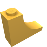 LEGO 18653 Arch 1 x 3 x 2 Inverted in Bright Light Orange - Authentic LEGO Part