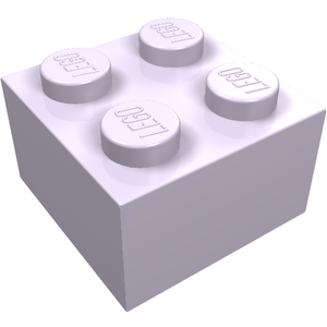 LEGO 3003 Brick 2 x 2 in Lavender - Authentic LEGO Part