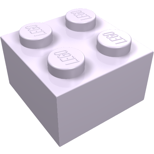 LEGO 3003 Brick 2 x 2 in Lavender - Authentic LEGO Part