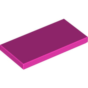LEGO 87079 Tile 2 x 4 in Dark Pink - Authentic LEGO Part