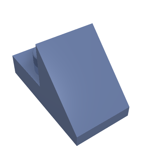 LEGO 92946 Slope 45 2 x 1 with 2/3 Cutout in Sand Blue - Authentic LEGO Part
