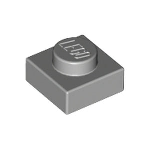 LEGO 3024 Plate 1 x 1 in Light Bluish Gray - Authentic LEGO Part