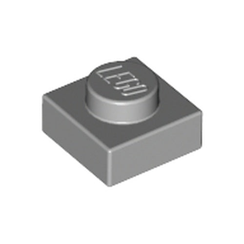 LEGO 3024 Plate 1 x 1 in Light Bluish Gray - Authentic LEGO Part