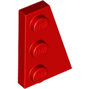 LEGO 43722 Wedge, Plate 3 x 2 Right in Red - Authentic LEGO Part