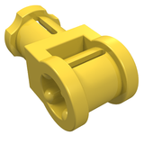LEGO 32039 Technic, Axle Connector with Axle Hole in Yellow - Authentic LEGO Part