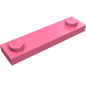 LEGO 41740 Plate, Modified 1 x 4 with 2 Studs with Groove in Coral - Authentic LEGO Part