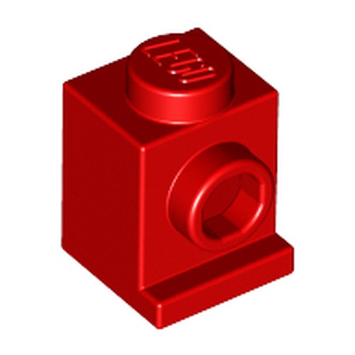 LEGO 4070 Brick, Modified 1 x 1 with Headlight in Red - Authentic LEGO Part