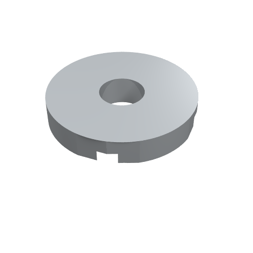 LEGO 15535 Tile, Round 2 x 2 with Hole in Light Bluish Gray - Authentic LEGO Part