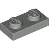 LEGO 3023 Plate 1 x 2 in Light Gray - Authentic LEGO Part