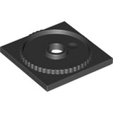 LEGO 61485 Turntable 4 x 4 Square Base, Locking in Black - Authentic LEGO Part