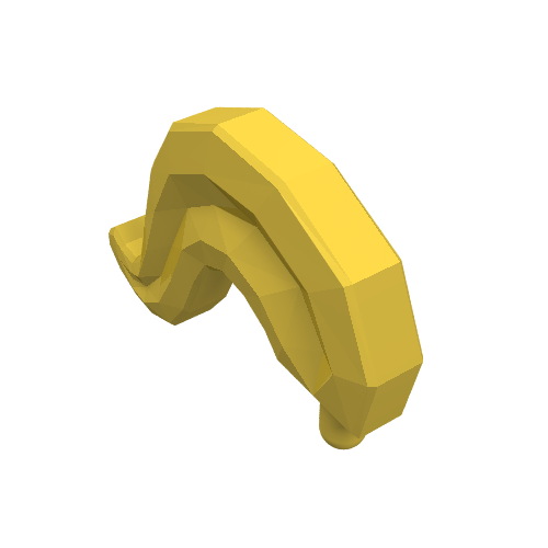 LEGO 4502c Minifigure, Plume Feather Large in Yellow - Authentic LEGO Part