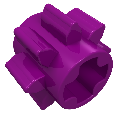 LEGO 3647 Technic, Gear 8 Tooth in Purple - Authentic LEGO Part