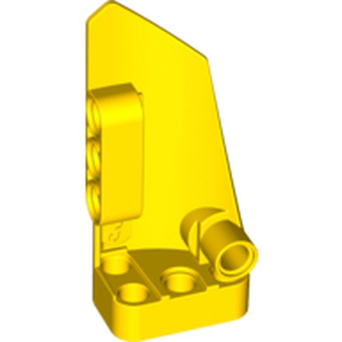 LEGO 64683 Technic, Panel Fairing # 3 Small Smooth Long, Side A in Yellow - Authentic LEGO Part