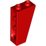 LEGO 2449 Slope, Inverted 75 2 x 1 x 3 in Red - Authentic LEGO Part