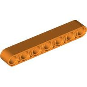 LEGO 32524 Technic, Liftarm Thick 1 x 7 in Orange - Authentic LEGO Part