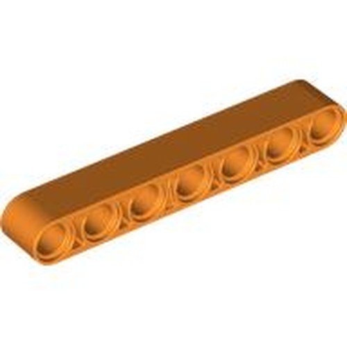 LEGO 32524 Technic, Liftarm Thick 1 x 7 in Orange - Authentic LEGO Part