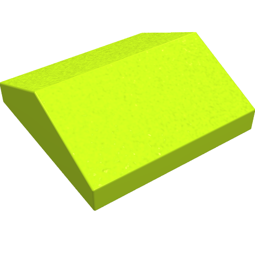 LEGO 3300 Slope 33 2 x 2 Double in Lime - Authentic LEGO Part