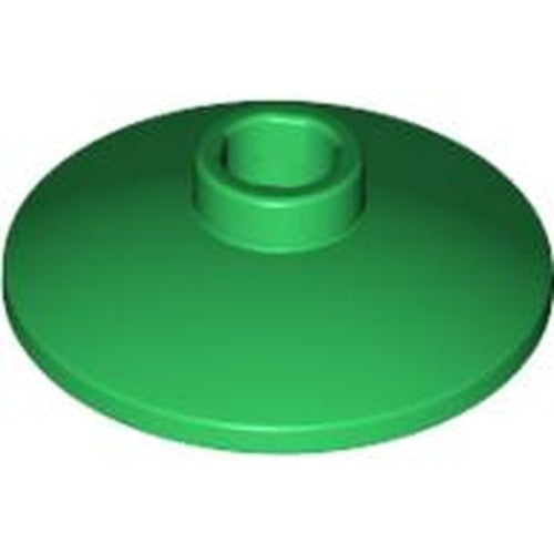 LEGO 4740 Dish 2 x 2 Inverted (Radar) in Green - Authentic LEGO Part