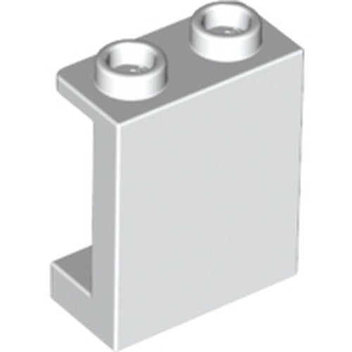 LEGO 87552 Panel 1 x 2 x 2 with Side Supports - Hollow Studs in White - Authentic LEGO Part