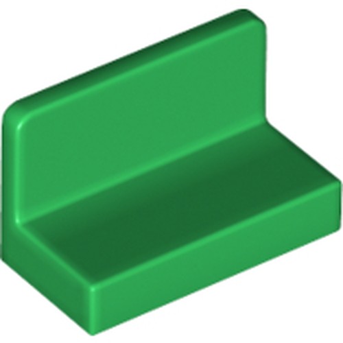 LEGO 4865b Panel 1 x 2 x 1 with Rounded Corners in Green - Authentic LEGO Part