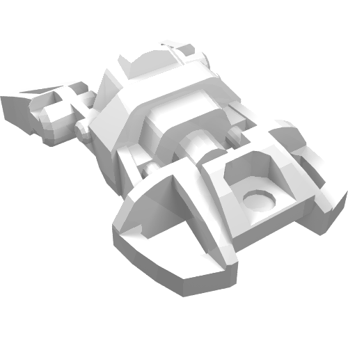 LEGO 87791 Bionicle Foot Small with Axle Connector in White - Authentic LEGO Part