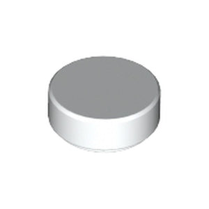 LEGO 98138 Tile, Round 1 x 1 in White - Authentic LEGO Part