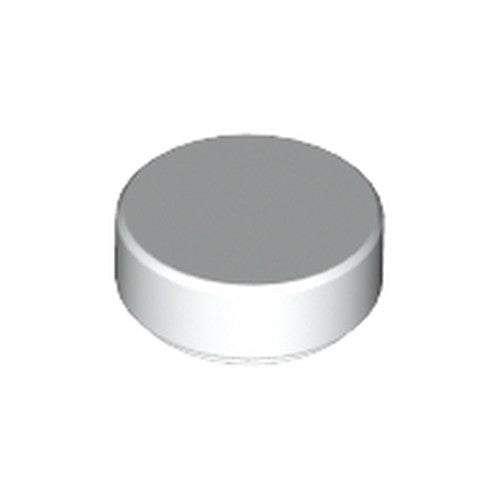 LEGO 98138 Tile, Round 1 x 1 in White - Authentic LEGO Part