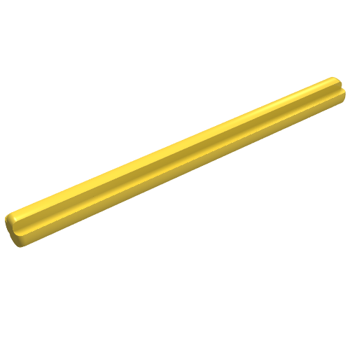 LEGO 44294 Technic, Axle  7L in Yellow - Authentic LEGO Part
