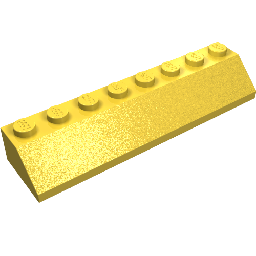 LEGO 4445 Slope 45 2 x 8 in Yellow - Authentic LEGO Part