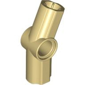 LEGO 32016 Technic, Axle and Pin Connector Angled #3 - 157.5 degrees in Tan - Authentic LEGO Part