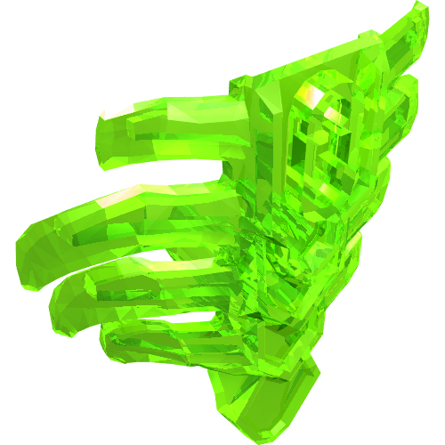 LEGO 20473 Bionicle Spine Armor with 8 Ribs - Main Product Image
